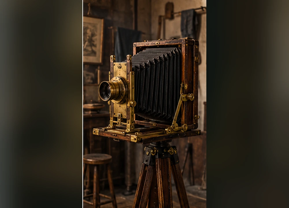 Editorial category artwork for Graflex Speed Graphic; not an authenticated model photo